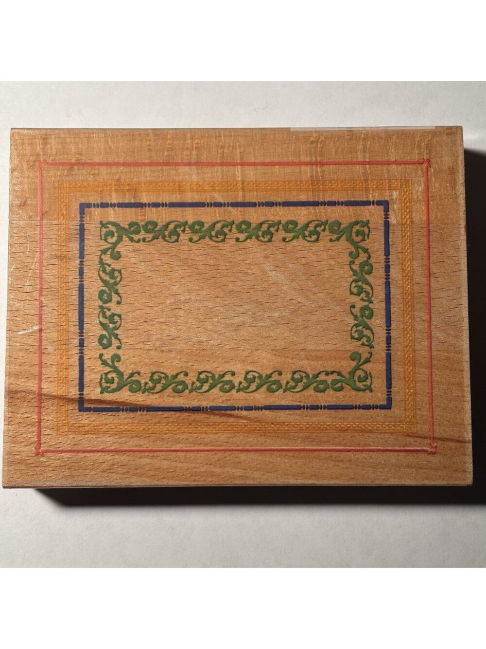 Sugarloaf Products Whispers Wood Mounted Rubber Stamp Picture Frame Border Art